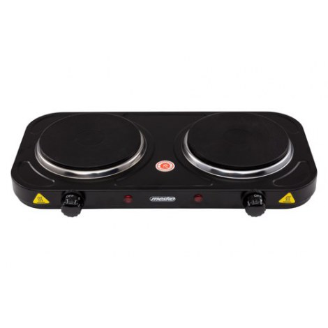 Mesko | Electric stove | MS 6509 | Number of burners/cooking zones 2 | Black | Electric - 3